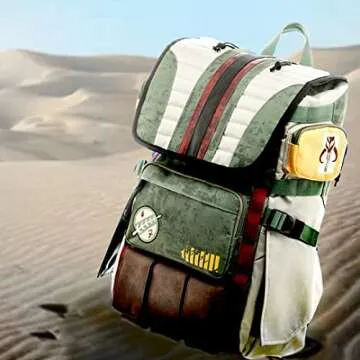 Star Wars Boba Fett Laptop Backpack for Fans and Travelers