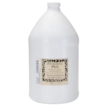 LINECO PH Neutral PVA Adhesive - Acid-Free, Dries Clear, 1 Gallon for Crafts