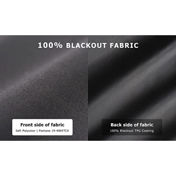 LazBlinds 100% Blackout Roller Shades No Tools No Drill