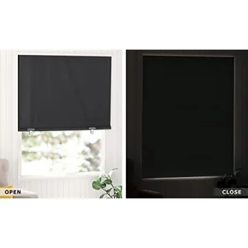 LazBlinds 100% Blackout Roller Shades No Tools No Drill