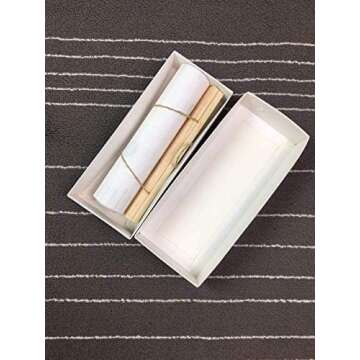 MinoMia Kids Growth Chart, Wood Frame Fabric Canvas Height Measurement Ruler from Baby to Adult for Child's Room Decoration 7.9 x 79in (7.9 x 79in, Colorful)