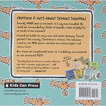 Scaredy Squirrel at the Beach - Fun Kids' Book