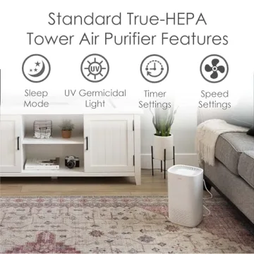 Crane Air Purifier with True HEPA Filter