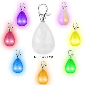 Novkin 6-Pack Rechargeable Dog Light, Dog Collar Light,Waterproof,3 Modes LED Dog Safety Lights,Multiple Color Options,Clip On Collar, Leash,Harness，Night Light for Running,Climbing,Camping