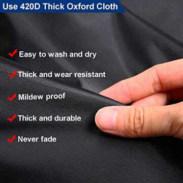 Aebitsry Tire Covers for RV Wheel, (4 Pack) Wheel Covers Waterproof Oxford Sun UV Tires Protector fo...