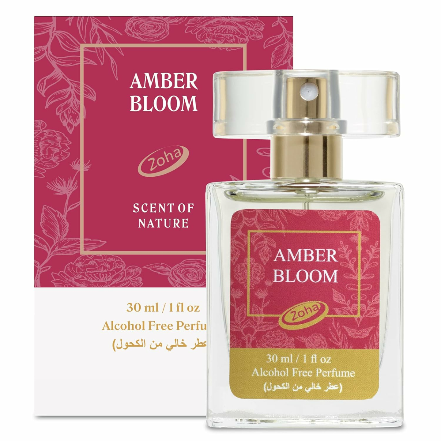 Zoha Amber Bloom Perfume – Vegan & Alcohol-Free Mist