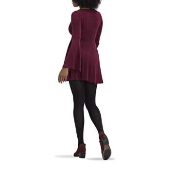 No nonsense Women's Super Opaque Control-Top Tights, Black/Black, Small - 2 Pack