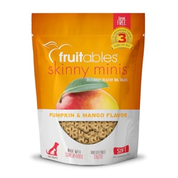 Fruitables Skinny Mini Dog Treats – Healthy Treats for Dogs – Low Calorie Training Treats – Fr...