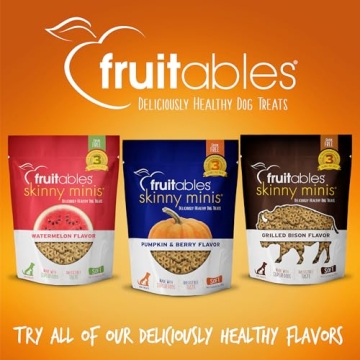 Fruitables Skinny Mini Low Calorie Dog Treats for Training