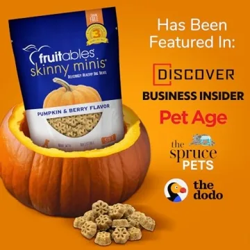 Fruitables Skinny Mini Low Calorie Dog Treats for Training