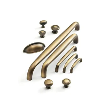 Schaub 15" Antique Light Brass Appliance Pull