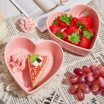 Skylety Heart Shaped Bowls for Valentine's Day Gifts