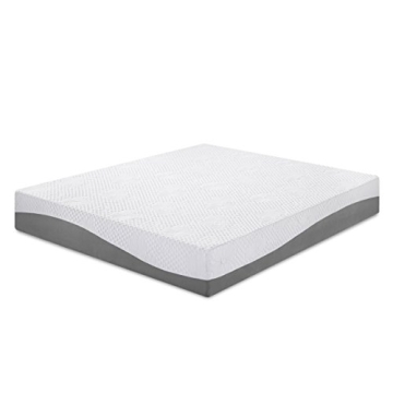 PrimaSleep Queen Mattress, 10 Inch Gel Memory Foam Mattress, Gel Infused for Comfort and Pressure Re...