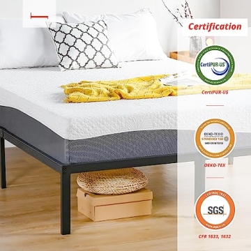 PrimaSleep Gel Memory Foam Mattress for Ultimate Comfort