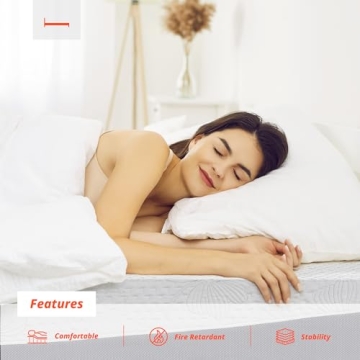PrimaSleep Gel Memory Foam Mattress for Ultimate Comfort