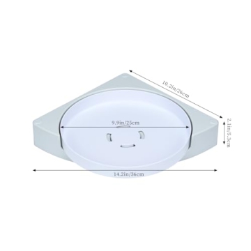 LeadSeals 360° Rotating Shower Caddy - Stylish Organizer