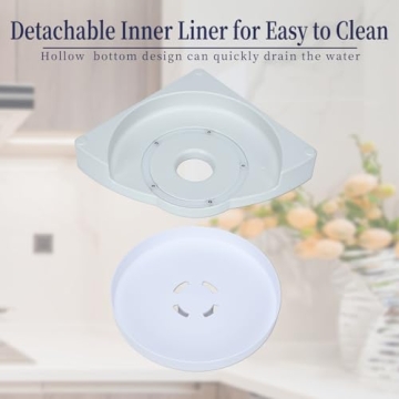 LeadSeals 360° Rotating Shower Caddy - Stylish Organizer