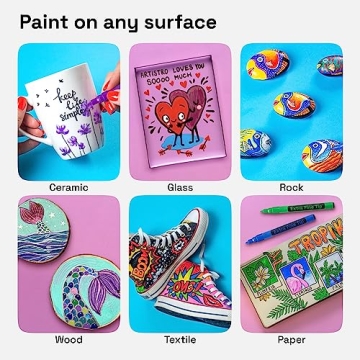 ARTISTRO 15 Acrylic Paint Pens for Creative Artists