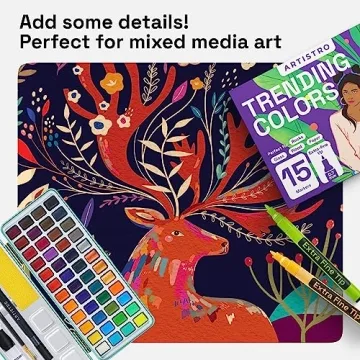 ARTISTRO 15 Acrylic Paint Pens for Creative Artists