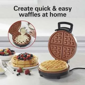 Hamilton Beach Waffle Maker with Ceramic Non-Stick Plates