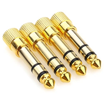 NANYI 4PCS 1/4'' to 3.5mm Audio Headphone Adapters