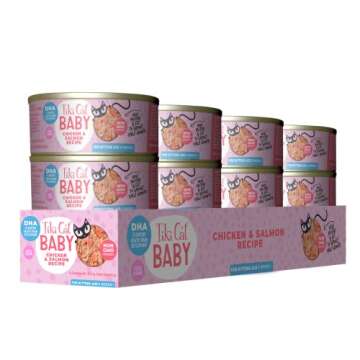 Tiki Cat Baby, Chicken & Salmon, High-Protein and 100% Non-GMO Ingredients, Wet Cat Food for Kittens...