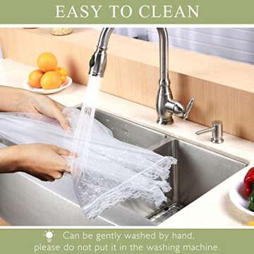 Wokuya 7Pack Various Size (40x24*1,17x17*2,14x14*2,12x12*2) Pop-up Food Tents Food Covers for Outside Mesh to Keep Bugs away,Reusable Collapsible Food Nets for Picnic Party BBQ Wedding Fruit