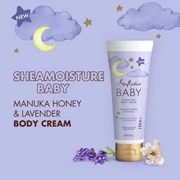 SheaMoisture Baby Moisturizer Manuka Honey & Lavender 8 oz