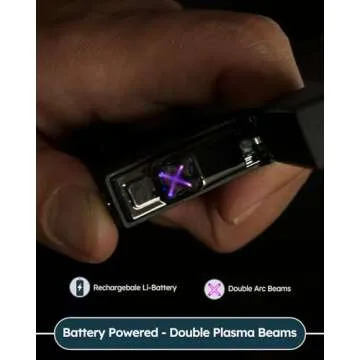 Electric Plasma Lighter - Windproof, USB Rechargeable & Stylish Design