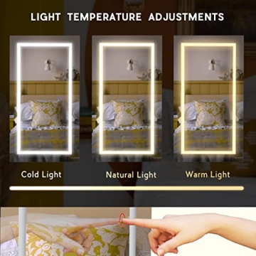 LAVIEVERT LED Lighted Jewelry Armoire for Elegant Storage