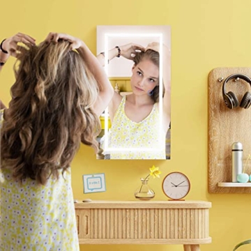 LAVIEVERT LED Lighted Jewelry Armoire for Elegant Storage