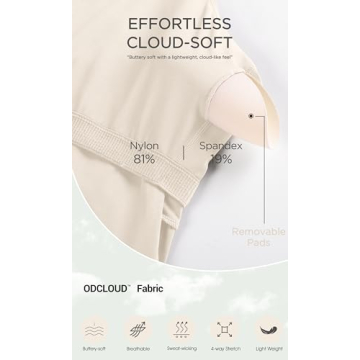 ODODOS Women's Cloud Feeling Tank Dress with Separate Shorts and Built in Bra U Back Mini Tennis Dress, Oat Milk, Small