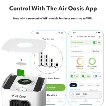 iAdapt 2.0 HEPA Air Purifier for 1,325 Sq Ft Clean Air