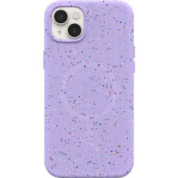 OtterBox iPhone 14 Plus Sustainable Series Case with MagSafe - Mardi GRAS (Purple), Shockproof, Drop...
