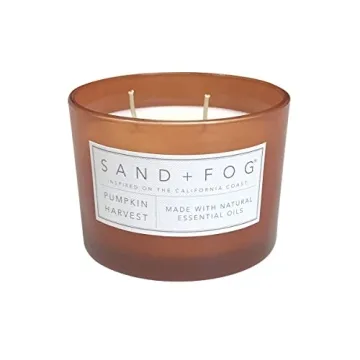 Sand + Fog Pumpkin Harvest Candle - Cozy Autumn Aroma