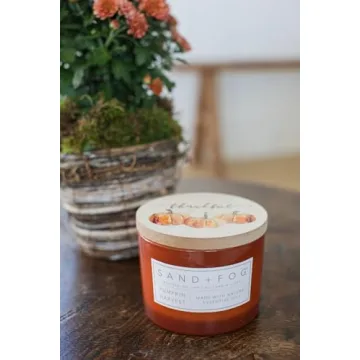 Sand + Fog Pumpkin Harvest Candle - Cozy Autumn Aroma