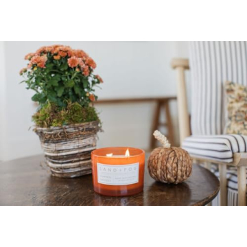 Sand + Fog Pumpkin Harvest Candle - Cozy Autumn Aroma