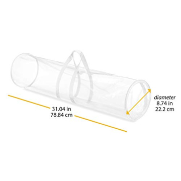 Whitmor Clear Gift Wrap Storage Organizer for 25 Rolls