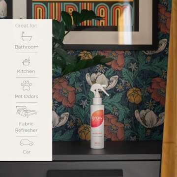 Grow Fragrance - Certified 100% Plant Based Air Freshener + Fabric Freshener Spray, Made With All Natural Essential Oils - Summer Limited Edition - Sea Salt Neroli Scent, 1 x 5 oz.