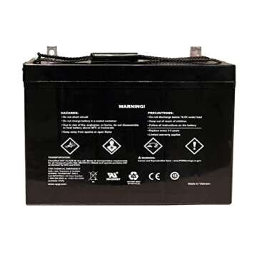 UPG Universal Power Group 12V 100Ah Solar Wind AGM SLA DEEP Cycle VRLA Battery 12V 24V 48V