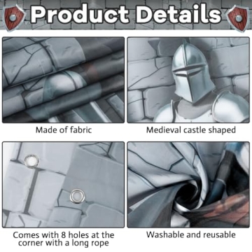 Medieval Castle Backdrop - Enchanting Party Decoration