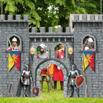 Medieval Castle Backdrop - Enchanting Party Decoration