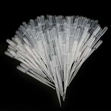 KINGLAKE Graduated 3ml Transfer Pipettes - 100 Pack
