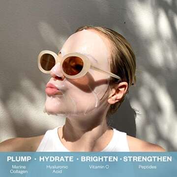 Hydrating Facial Plumping Sheet Mask for Glowing Skin