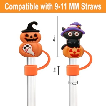 IOKUKI Silicone Straw Covers for Stanley Tumblers