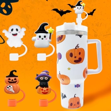 IOKUKI Silicone Straw Covers for Stanley Tumblers