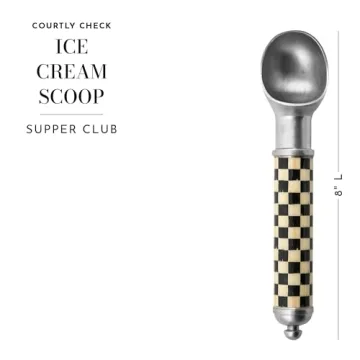 Elegant MacKenzie-Childs Supper Club Ice Cream Scoop