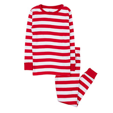 Leveret Kids Christmas Pajamas Boys Girls & Toddler Pajamas 2 Piece Pjs Set 100% Cotton (Red/White, ...