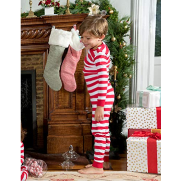 Comfortable Leveret Kids Cotton Christmas Pajamas Set