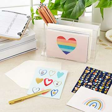 Hallmark Valentine's Day Cards for Kids - 24 Cheerful Blank Cards with Envelopes